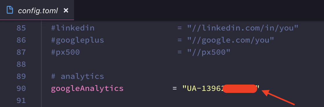 ‘hugo add config’