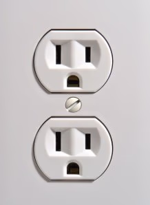 美加墙壁刷双联插座